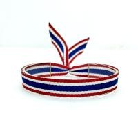 ราคา สร้อยข้อมือลายธงชาติไทย สร้อยข้อมือลายธงชาติไทย สีธงชาติไทย สร้อยข้อมือลายธงชาติไทย สร้อยข้อมือผ้าปรับได้สำหรับผู้ชายและผู้หญิง (18964674783)