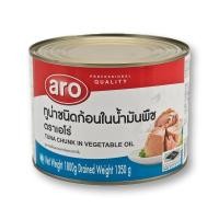 ราคา เอโร่ ทูน่าชนิดก้อนในนํ้ามันพืช 1800 กรัม x 1 กระป๋อง Aro Tuna in Vegetable Oil 1800 g x 1 Can (11565003932)