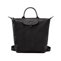 ราคา 2023ของมาใหม่ LONGCHAMP LE PLIAGE XTRA S กระเป๋าเป้กระเป๋าสุภาพสตรีมีหงอนขนาดใหญ่ที่มีเข็มขัดพยุงหลังสองสีนกพิราบเต่าสีดำ หนังสีดำ (20774488729)