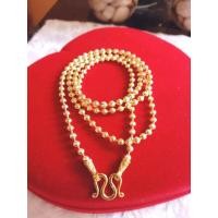 ราคา สร้อยคอทองหุ้ม 2 กษัตริย์หน้าขาว 4 มิลหนัก 2 บาท ลายยอดฮิตดูหรูหราเหมือนทองคำขาว (12145430241)