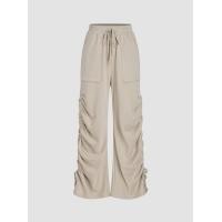ราคา Cider Drawstring Pocket Wide Leg Cargo Sweatpants (21188056290)