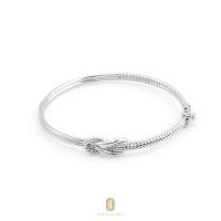 ราคา Jewellista กำไลเงินแท้ รุ่น Della เงินแท้ 925 ชุบทองคำขาว ชุบโรสโกลด์ ชุบทอง 14k (13232202298)