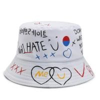 ราคา 05 H15 หมวก Bucket แฟชั่น หมวกเกาหลี หมวกกันแดด หมวกวัยรุ่นสีสันสดใส (17865644462)