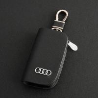 ราคา สำหรับรถ Audi ที่ใส่กุญแจหนังสมาร์ทรีโมทคอนโทรลฝาครอบ Fob Case กระเป๋าพวงกุญแจ Keyring (8574531038)