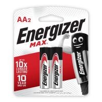 ราคา ถ่านอัลคาไลน์ E92 BP2 AA 1x2 Energizer Max แพ็ค 2 ก้อน (8084586520)