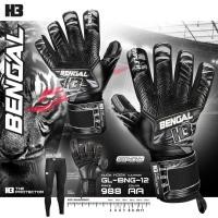 ราคา H3 BENGAL 2023 ถุงมือผู้รักษาประตู Goal Keeper มีฟิงเกอร์เซฟ สายรัดขนาดใหญ่ แถมฟรีกางเกงรัดกล้ามเนื้อ ขายาว 1 ตัว (17068855275)