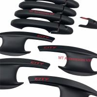 ราคา City ซิตี้ ปี2008 2013 เบ้ากันรอย ครอบมือจับ ครอบฝาถัง สีดำโลโก้แดง ลูกค้าเลือกสินค้าในตัวเลือกค่ะ (19203449057)