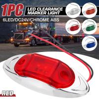 ราคา Universal 1 4 10Pcs 6LED ด้านข้างไฟติดรถโคมไฟหลอดไฟแบบกว้างหลังคามุมด้านหลังด้านหน้า Ground ตำแหน่งด้านข้าง DC24V สำหรับไฟรถเทรลเลอร์เรือบรรทุกรถยนต์ RV ตัวเลือกสี (7919338412)