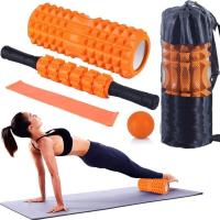 ราคา Winmax Fitness Pilates Foam Roller Blocks Suit Yoga Column Massage Relax Ball Yoga Stick for Back Waist Arm Leg Foot Massage Trainer เครื่องออกกำลังกาย (19757859439)