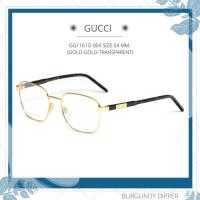 ราคา กรอบแว่นตา GUCCI รุ่น GG1161O 004 SIZE 54 MM GOLD GOLD TRANSPARENT (18294208817)