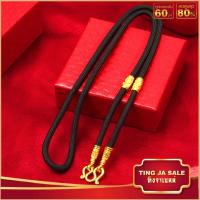 ราคา สร้อยคอห้อยพระ สร้อยคอเชือกร่ม คั่นทอง ยาว 20 26นิ้ว สร้อยพระ เชือกร่ม ทองเคลือบแก้ว สร้อยคอผู้ชาย สร้อยคอ (17447901120)