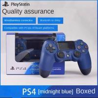 ราคา SONY เกมแพดควบคุมเกม PS4จอยสติ๊กไร้สายตัวควบคุมบลูทูธการสั่นสะเทือนสำหรับคอนโซลเกม PS4เดิม PS4คอนโซลเกมโปรพีซีบาง (19326387479)