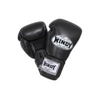 ราคา วินดี้นวมชกมวย sparring boxing gloves BGN หนังวัวสีดำคุณภาพพรีเมียม ขนาด 10oz 12oz 14oz 16oz Windy Boxing Store (20993787144)