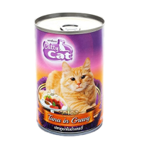 ราคา ส่งฟรีไม่ต้องใช้โค้ด แคทตี้ แคท อาหารเปียกกระป๋อง สำหรับแมวโต ขนาด 400 กรัมx12 กระป๋อง (18509039944)