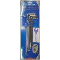 ราคา ชุดประแจหัวดาวมีรู KINGTONY คิงโทนี่ TORX STAR L WRENCH SET 9 ชิ้น ชุด T10 T50 (21141342318)