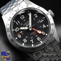 ราคา Winner Time นาฬิกา ผู้ชาย ข้อมือ SEIKO 5 SPORTS GMT FIELD WATCH รุ่น SSK023K รับประกันบริษัท ไซโก ประเทศไทย 1 ป (21324930663)