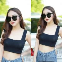 ราคา Ambella เสื้อสายเดี่ยวสายไขว้ สีสวยทุกสี สายเดี่ยวผ้าร่อง ครอปเอวลอย เสื้อผ้าแฟชั่น2020 (16545016532)