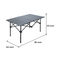 ราคา โต๊ะเเคมป์ปิ้ง โต๊ะพับได้ โต๊ะสนามแคมป์ โต๊ะปิกนิก โต๊ะสนาม Folding table ฟรีกระเป๋า รองรับน้ำหนักได้ดี พับเก็บได้ Nezha (20925027505)