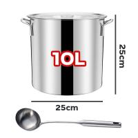 ราคา 1แถม1 รุ่นหนา หม้อตุ๋นสแตนเลส High Boiling Pot หม้อต้มทรงสูง หม้อสตูว์ ราคาโรงงาน 25 30 35 40 45 50cm หม้อต้มสแตนเลส หม้อก๋วยเตี๋ยว หม้อซุป หม้อใหญ่ หม้อน้ำเต้าหู้ หม้อสตูว์สแตนเลส (19109976684)