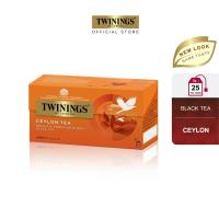 ราคา ทไวนิงส์ ชาสีอำพันสว่าง ไฟน์เนส ซีลอน ชนิดซอง 2 กรัม แพ็ค 25 ซอง Twinings Finest Ceylon Tea 2 g Pack 25 Tea Bags (13063526128)