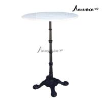 ราคา Anusarin Paris Series Bistro Table 03 โต๊ะขาเหล็กหล่อตัน ท็อปหินสังเคราะห์สีขาวเส้นผ่าศูนย์กลาง 60 ซม (8945868780)