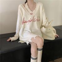 ราคา H H พร้อมส่ง เสื้อคล้องคอไหมพรม เสื้อแขนยาวไหมพรม ผ้าหนานิ่มใส่สบาย M3810 M3810 1 (17185027501)