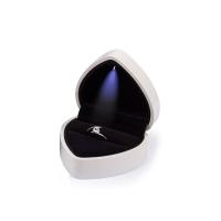 ราคา EWELLBE งานแต่งงานรูปหัวใจพร้อมแหวนไฟ LEDกล่องใส่แหวนกล่องใส่เครื่องประดับกล่องโชว์เครื่องประดับ (11368151954)