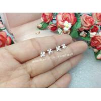 ราคา ต่างหูเงินแท้จิ๋ว รูป 4 ใบโคลเวอร์ ใส่ติดหู น่ารักๆค่ะ (11313266452)