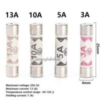 ราคา 1ตัว ฟิวส์เซรามิก Fuse ceramic 6x25MM BS1362 250V มี 2A 3A 5A 10A 13A 15A 20A พร้อมส่ง (19856597553)