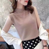 ราคา J H shop 8705 เสื้อแขนกุด เสื้อยืดผ้าไหมพรม แขนกุด เสื้อไหมพรมกึ่งคอเต่า เสื้อแขนกุดไหมพรม เสื้อแฟชั่น เสื้อสไตล์เกาหลี มีของพร้อมส่ง (15611958715)