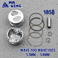 ราคา ลูกสูบเเต่ง 53 54 รุ่นwave100 wave100s ลูกสูบเวฟ100 ลูก53 ลูก54 เวฟ100 หลบวาล์ว หัวนูน สลัก13 มีคุณภาพสูง (16512859177)