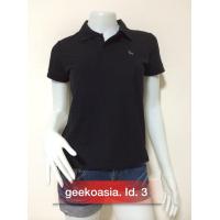 ราคา เสื้อโปโลหญิง ตรากวางแท้ Geeko สีดำ หญิง (1639706165)