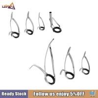 ราคา Leipupa 10Pcsสแตนเลสคู่มือคันเบ็ดTopเคล็ดลับอะไหล่คันเบ็ดสปินนิ่งแหวนติดคันเบ็ด (14834204501)