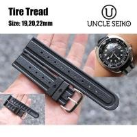 ราคา สายนาฬิกา สายยาง สายยางนาฬิกา Uncle Seiko Tire Tread Rubber Strap 192022mm (10610878509)