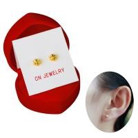 ราคา B44 หัวใจพ่นทราย10 mm ต่างหู ตุ้มหู ต่างหูหุ้มทอง ต่างหูทองไมครอน ต่างหูทอง24k ฟรีตลับทองทุกคู่ (20981584153)