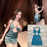 ราคา NABIBRAND NB0177GB มินิเดรสสีฟ้าอมเขียวน้ำทะเล (20080833984)