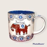 ราคา แก้วมัค เบญจรงค์ coffee tea Mug by JJ Benjarong (9966976133)