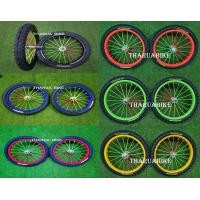 ราคา ล้อจักรยาน 16x175 นิ้ว ขอบสี ซี่ลวดสี พร้อมยาง (9153632155)