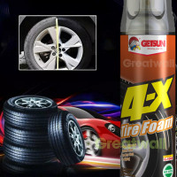 ราคา GETSUN 4 X Tyre Foam สเปรย์เคลือบยาง เงาดำแบบโฟม น้ำยาเคลือบเงายางรถยนต์ ยางดำ ลดการเกาะตัวของฝุ่น สิ่งสกปรก (6410484481)