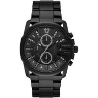 ราคา Diesel Mens Master Chief Stainless Steel Quartz Watch Midnight Black (19293626367)