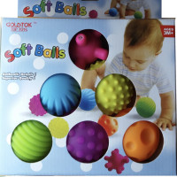 ราคา MUIMISC เซ็ต 4 6 ลูก ลูกบอลยางนิ่ม บีบแล้วมีเสียง บอลกัด ปลอดสาร BPA เสริมพัฒนาการ ของเล่นสำหรับลูกน้อย ของเล่นเด็ก ทำความสะอาดง่าย (17774185850)