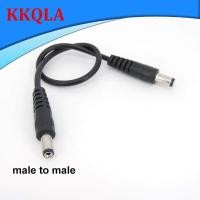 ราคา QKKQLA 22awg 3A DC Male To male female Power supply Adapter white black cable Plug 5 5x2 1mm Connector wire 12V Extension Cords (19836072204)
