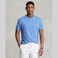 ราคา Sale Polo Ralph Lauren เสื้อยืดผู้ชาย Tee Custom Slim Fit Jersey Crewneck T Shirt รุ่น MNPOTSH1N820970 สีฟ้า (20809291056)