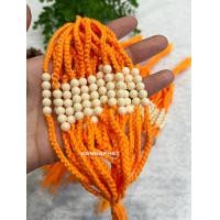 ราคา ด้าย สายสิญจน์ มัดมือ 4 สีขายดี ด้าย 9 เส้น ลูกปัด 5 เม็ด สัญลักษณ์ ครูบาบุญชุ่ม (20050170061)