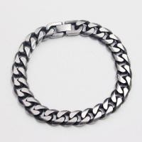 ราคา ฉบับภาษาเกาหลีของบุคลิกภาพผู้ชายหนาไทเทเนียมสร้อยข้อมือเหล็กRetro HipsterหญิงHip Hopคู่สแตนเลสสร้อยข้อมือเหล็ก (5580758993)