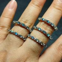 ราคา แหวนหินลาบราโดไรต์ ทรงมินิมอล Labradorite ฟรีไซส์ น่ารักมาก (20633655971)
