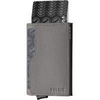 ราคา VULKIT Card Holder Wallet for Mens with ID Windows RFID Blocking Pop Up Wallet Slim Leather Wallet Holds Up to 12 Cards Mens Card Case Iron Grey (19536090827)