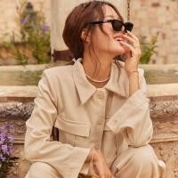 ราคา lookbooklookbook anderson top light beige เสื้อเชิ้ตแขนยาว สีเบจ (21242016627)