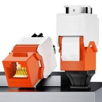 ราคา AMPCOM CAT7A CAT6A CAT7 CAT6แจ็คคีย์ RJ45ตัวต่อแบบแยกส่วนล็อควงล้อ Stp utp Toolless Modular Modular Jacks โมดูลสังกะสีอัลลอย10Gbps (17826031942)