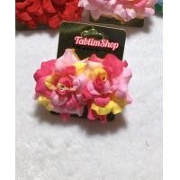 ราคา ราคาต่อคู่ต่างหูกุหลาบทองกวาวต่างหูหนีบมียางรองกันเจ็บต่างหูดอกไม้ ตุ้มหูทองกวาว เครื่องประดับทองกวาว (905334841)